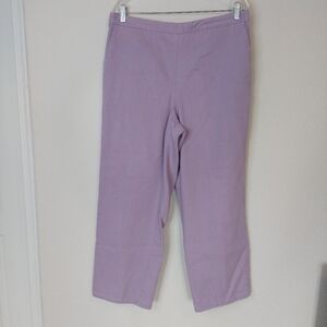Alfred Dunner Lilac‎ Pull On Pants Size 16